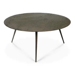 Salontafel Luna whisky Ø80 cm