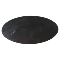 Salontafel Marmer Ovaal Zwart