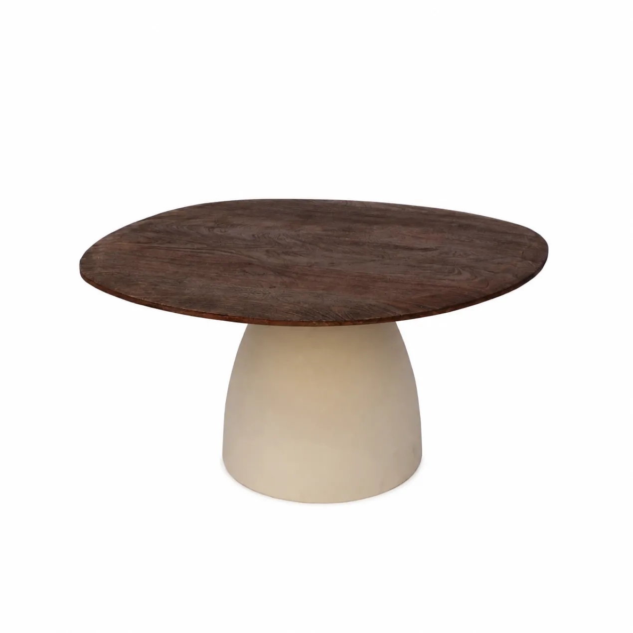 Salontafel Milan hout 86 cm beige