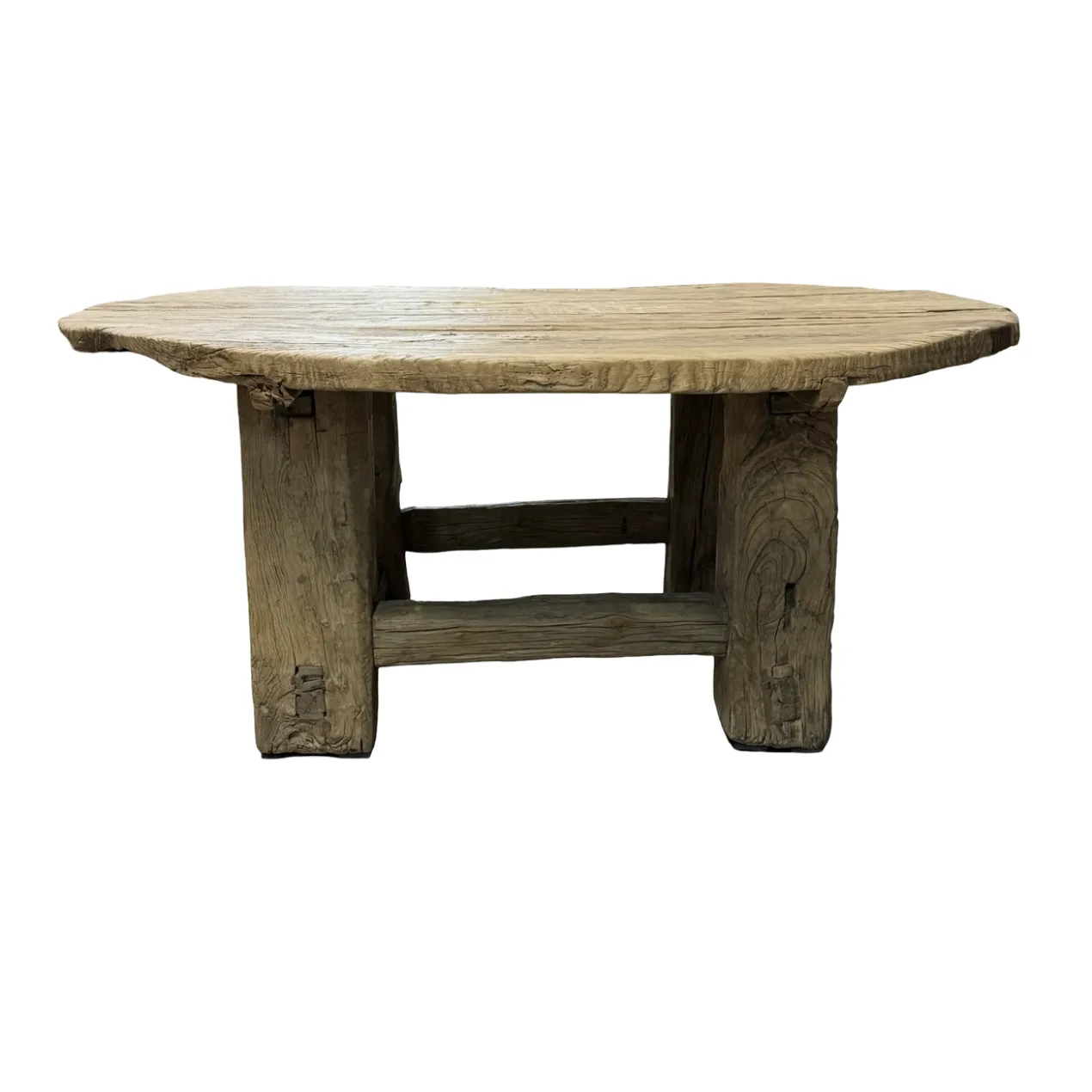Salontafel naturel Ø135 cm uniek robuust uniek