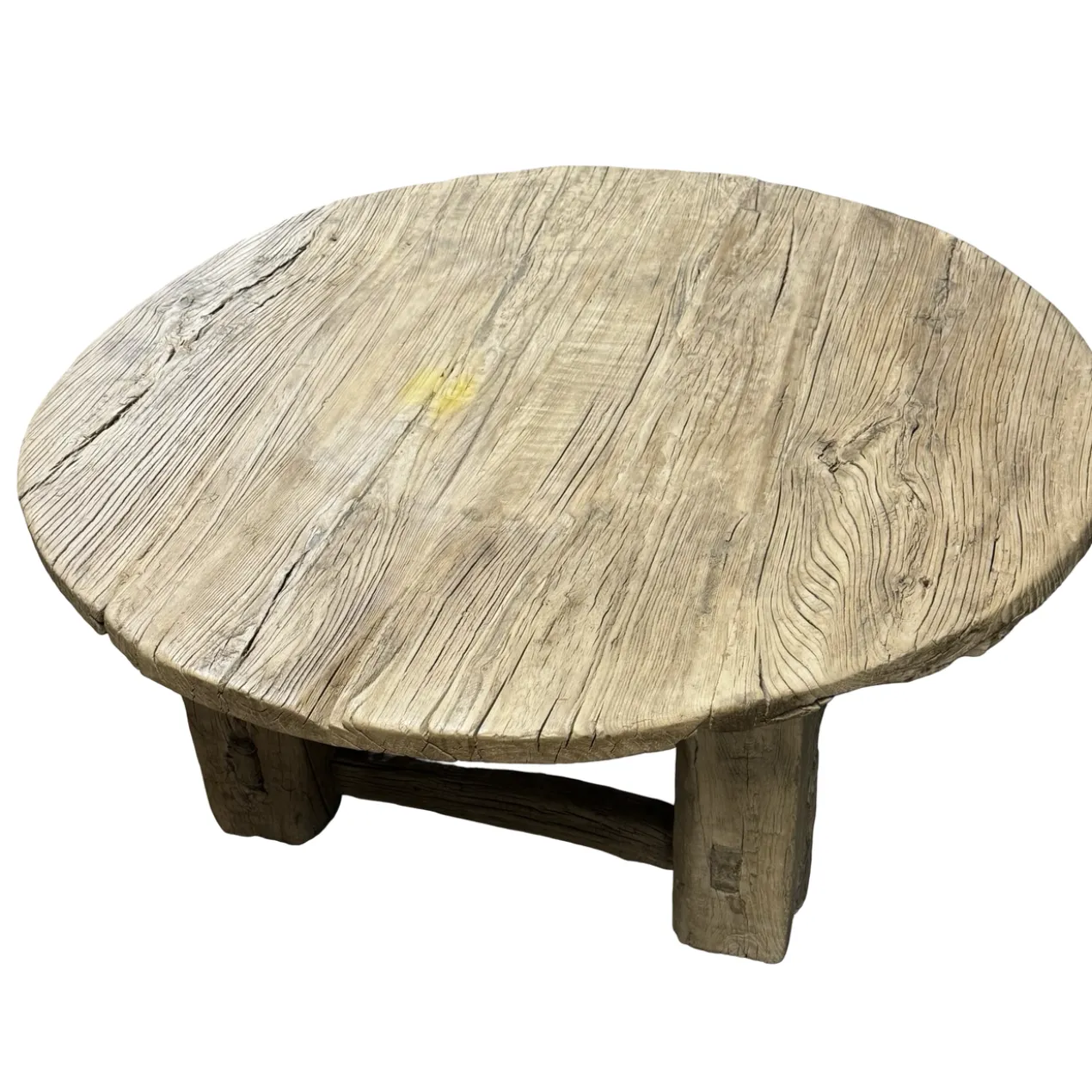 Salontafel naturel Ø135 cm uniek robuust uniek