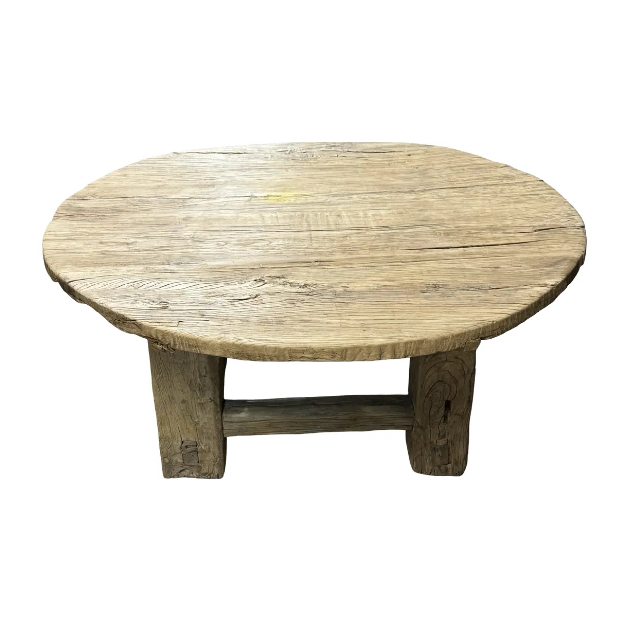 Salontafel naturel Ø135 cm uniek robuust uniek