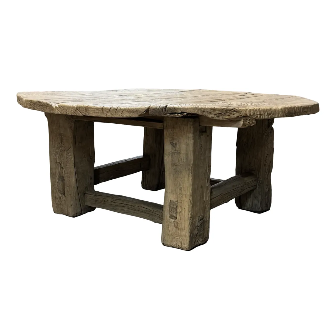 Salontafel naturel Ø135 cm uniek robuust uniek