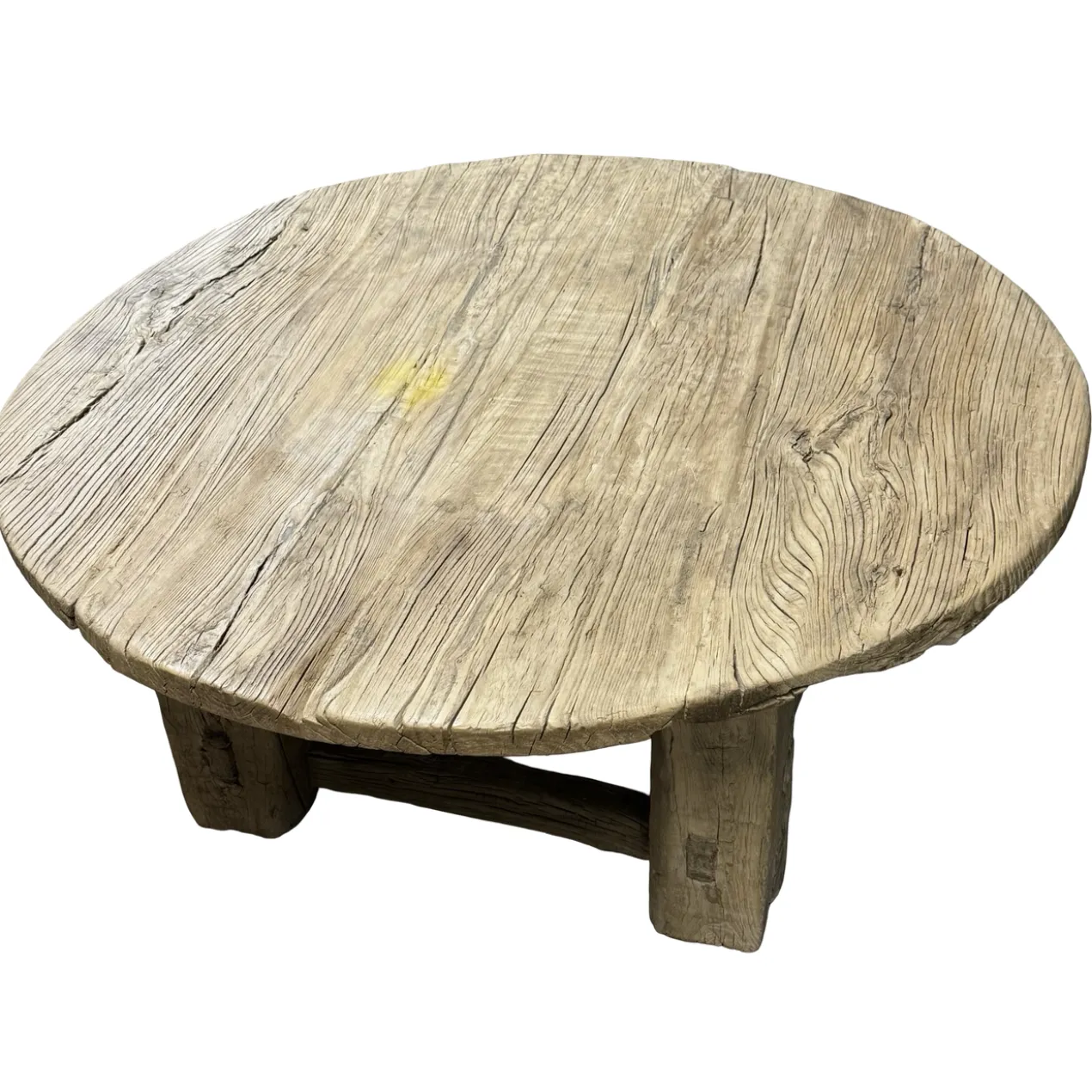 Salontafel naturel Ø135 cm uniek robuust uniek