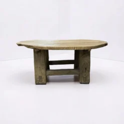 Salontafel naturel Ø135 cm uniek robuust uniek