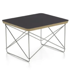 Salontafel Occasional LTR chroom onderstel, zwart