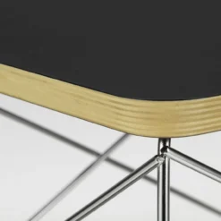 Salontafel Occasional LTR chroom onderstel, zwart