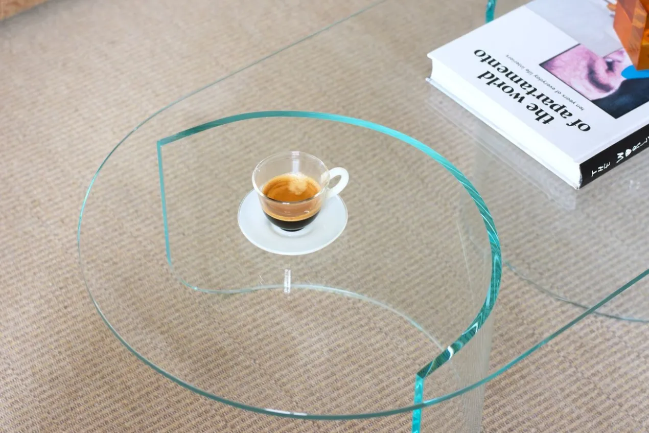 Salontafel Plateau glas