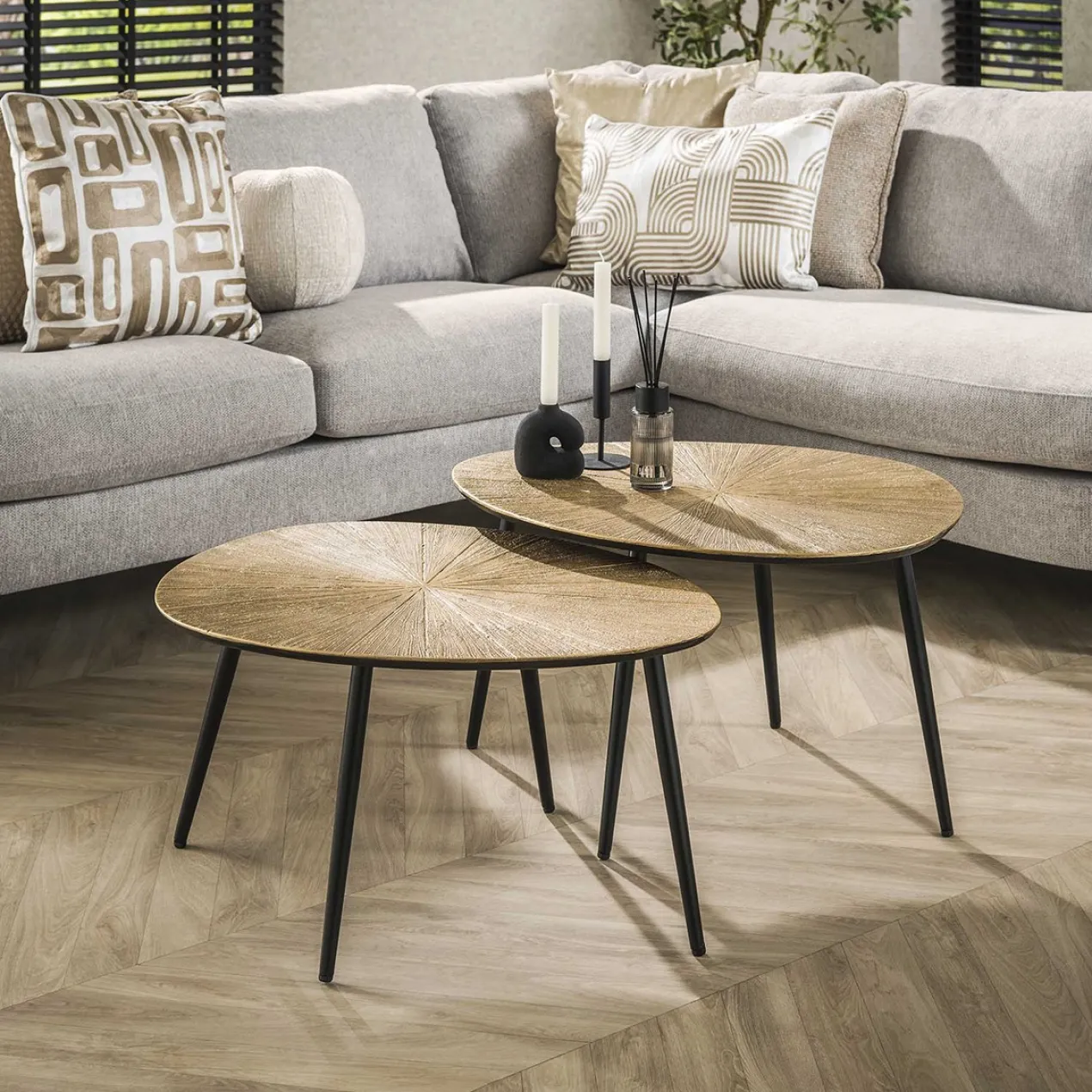 Salontafel Ra (set van 2)