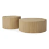 Salontafel Roller Max 60 cm eiken geolied