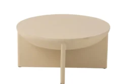 Salontafel Ronde Mangohout beige