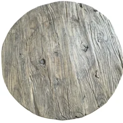 Salontafel rond naturel finish uniek