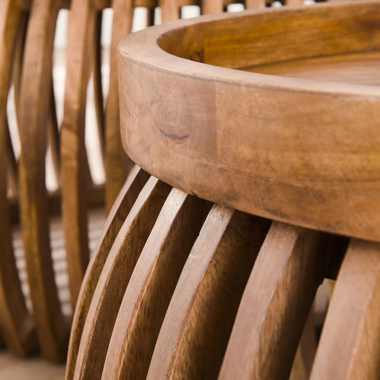 Salontafel Uithoorn rond - set van 2