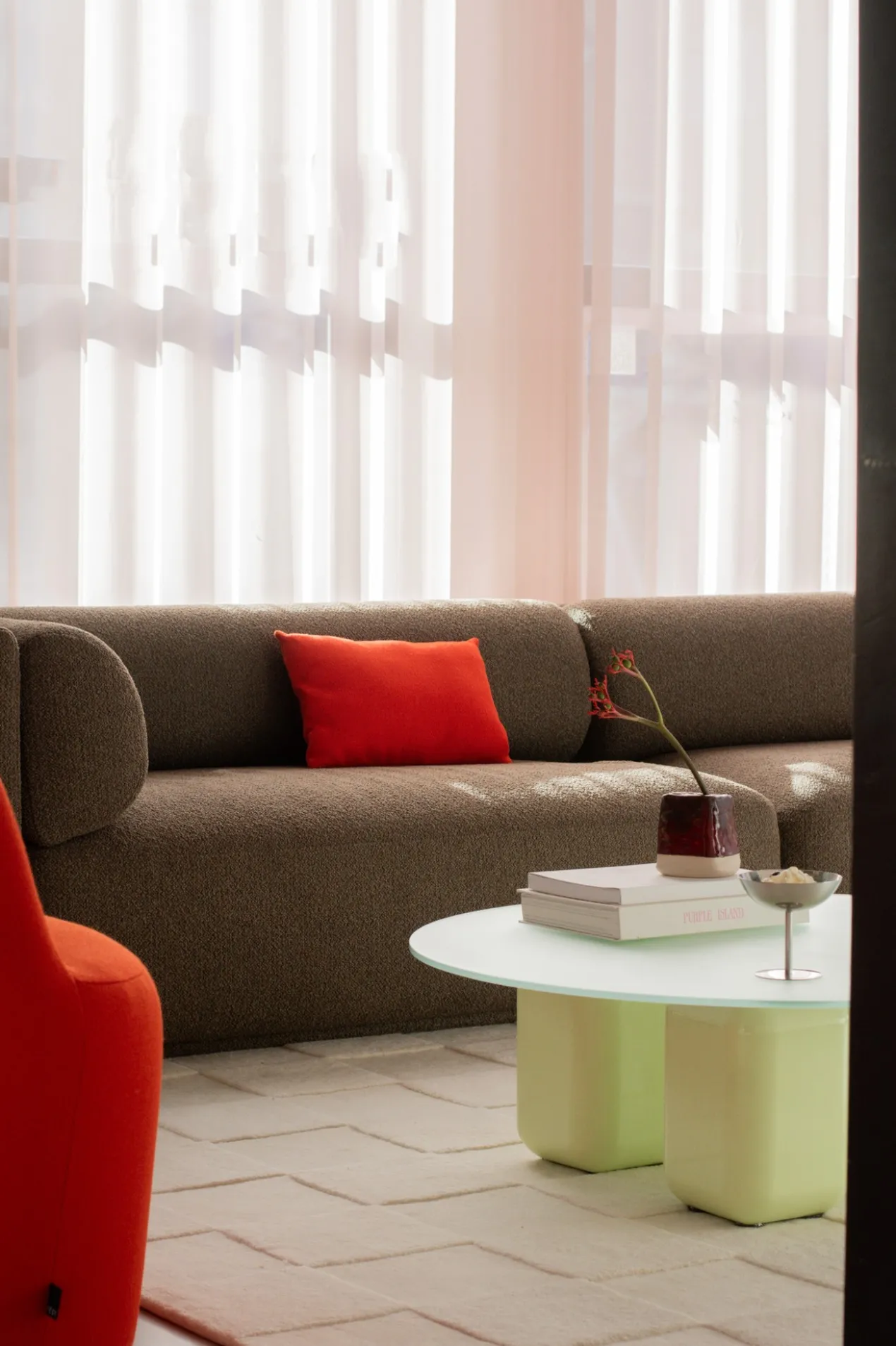 Salontafel Uma frosted green