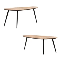 Salontafel Viejo naturel - set van 2
