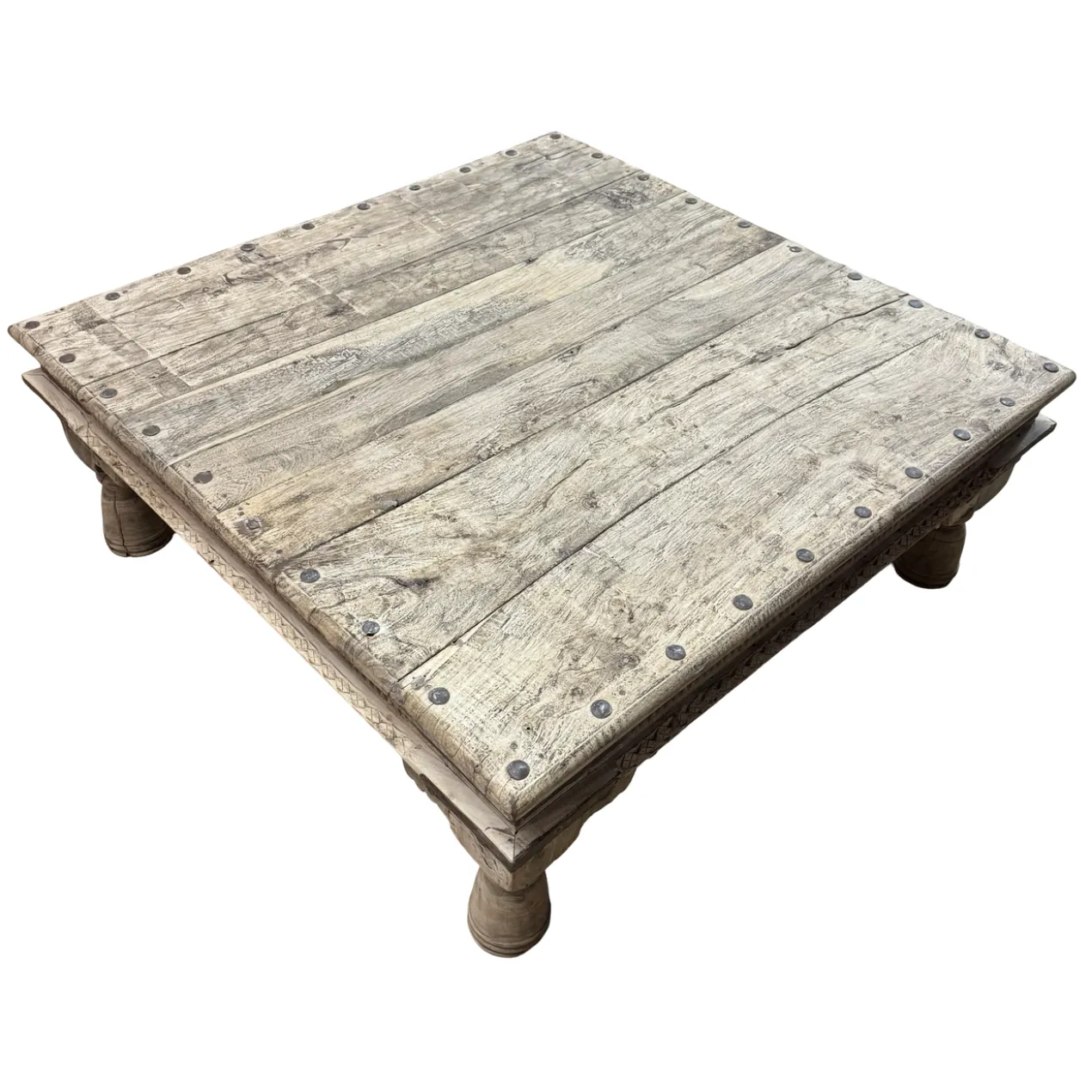 Salontafel vierkant groot uniek naturel