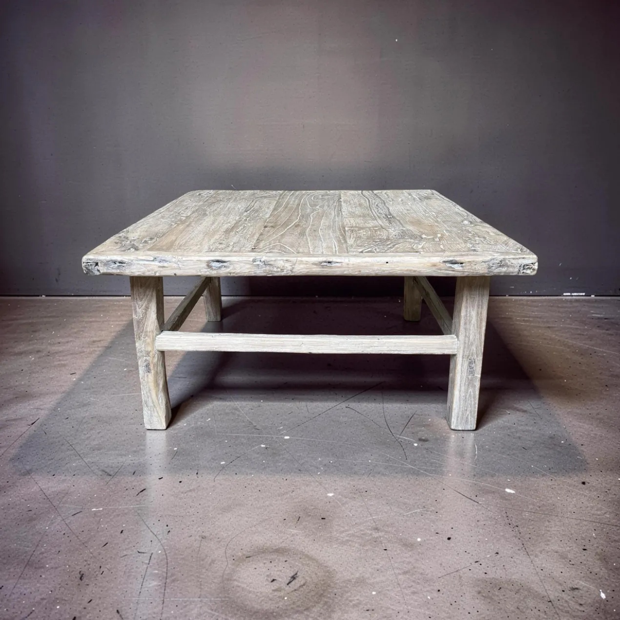 Salontafel vierkant naturel uniek
