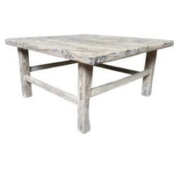 Salontafel vierkant naturel uniek