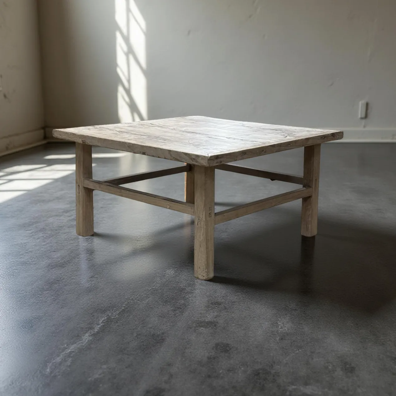 Salontafel vierkant naturel uniek