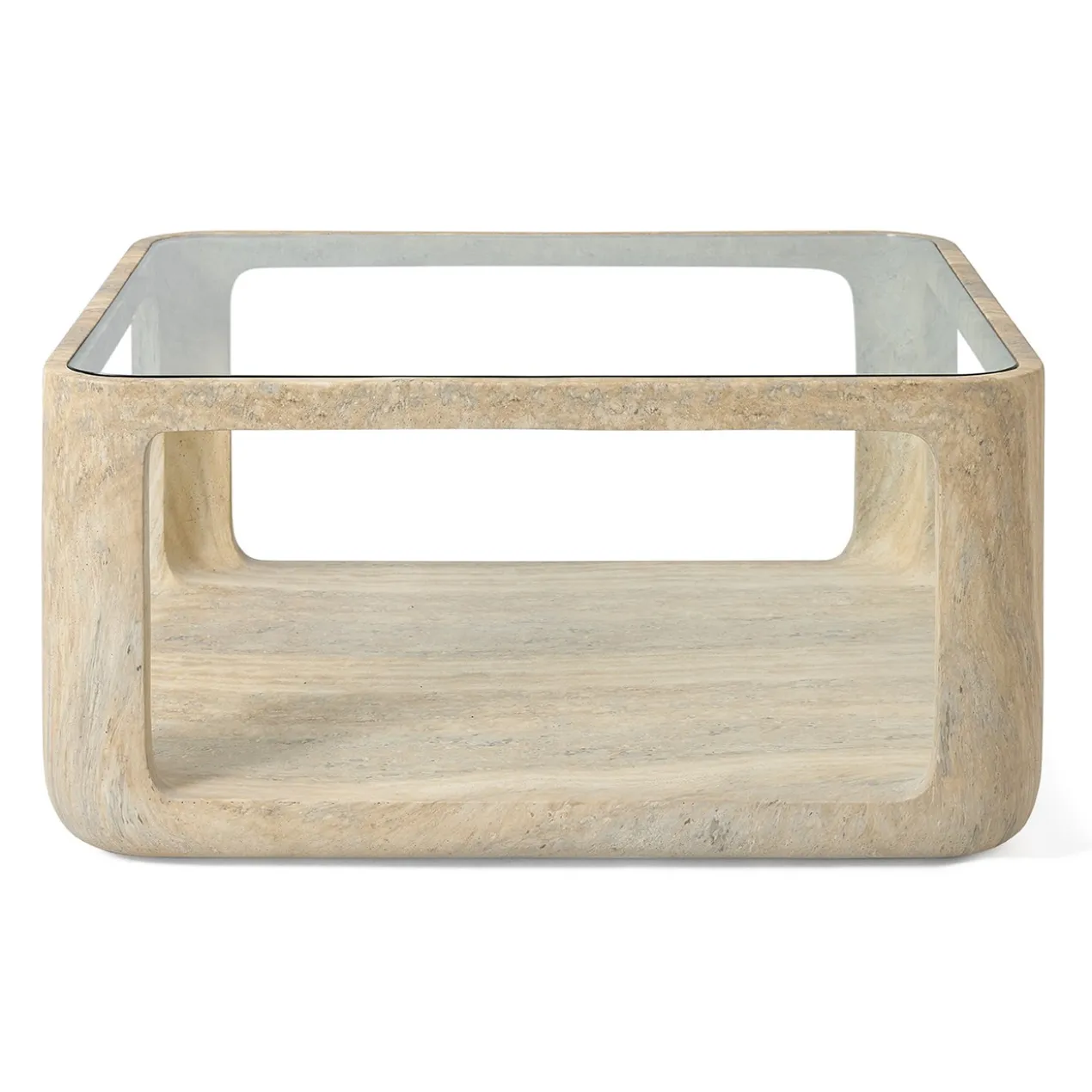 Salontafel Yobeko Travertine Texture