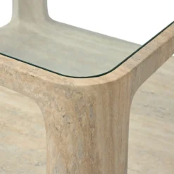 Salontafel Yobeko Travertine Texture