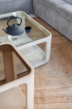Salontafel Yobeko Travertine Texture