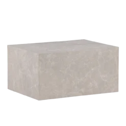 Salontafel Zayn 80x60 cm marmer grijsbeige