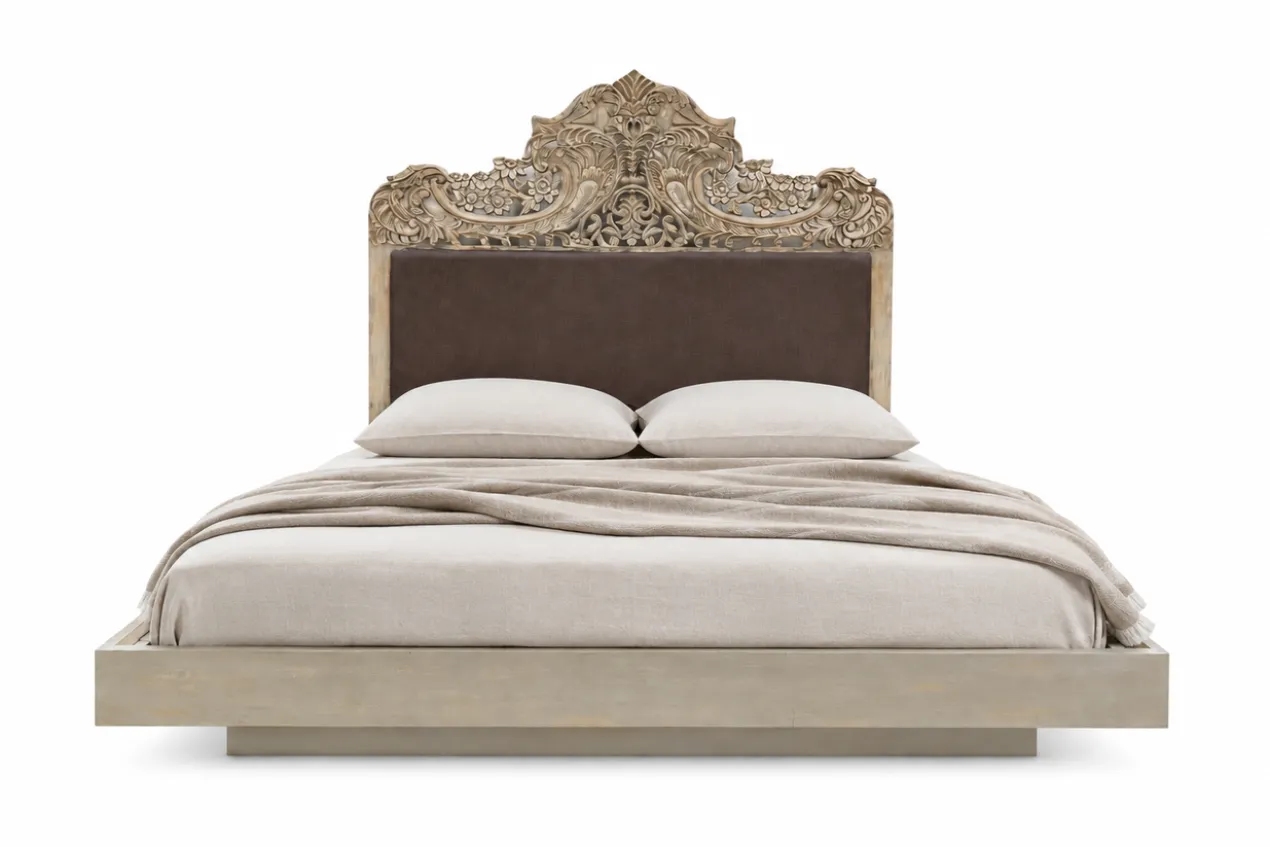 Samar - Vintage Mangohouten Bedframe
