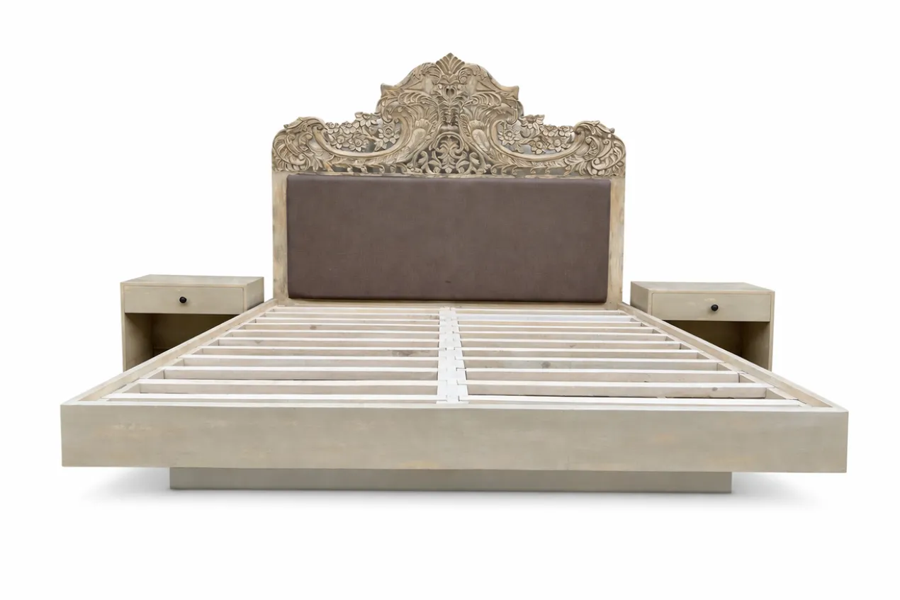 Samar - Vintage Mangohouten Bedframe