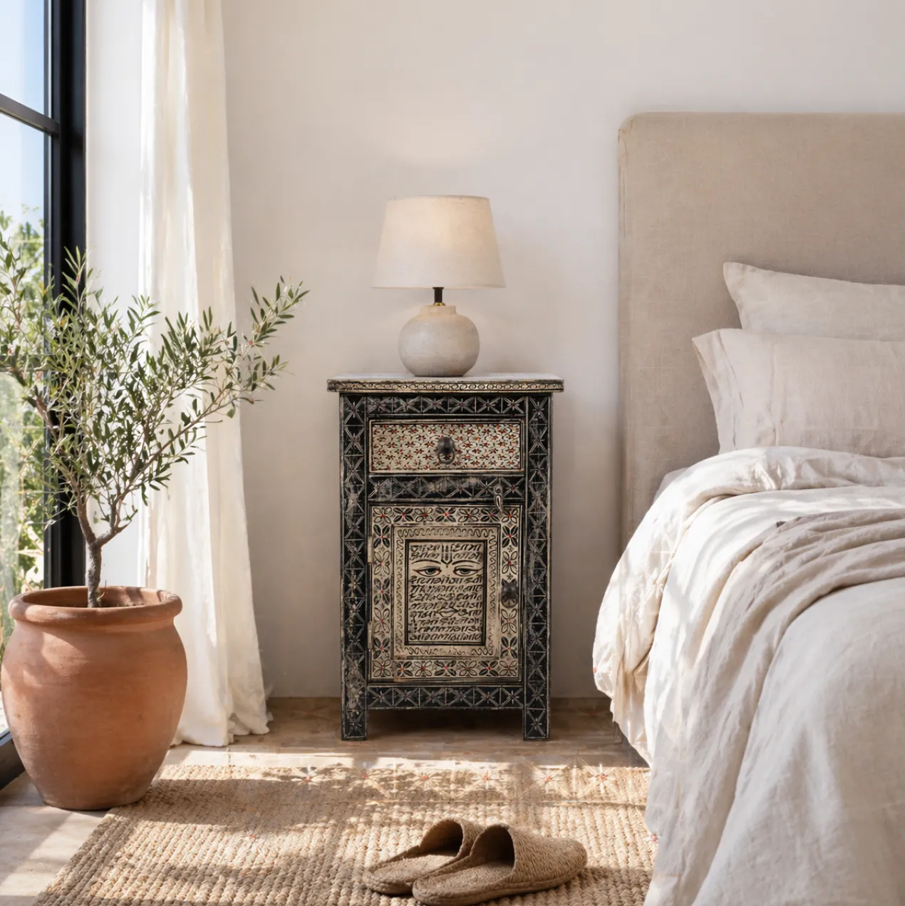 Sanskrit - Vintage Nachtkastjes Set 70cm
