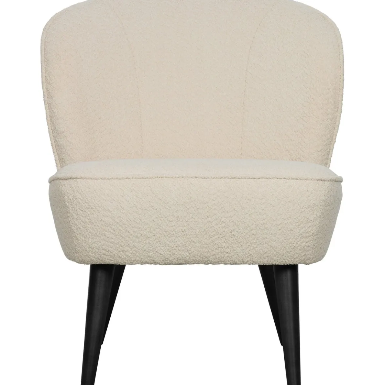 Sara fauteuil boucle creme