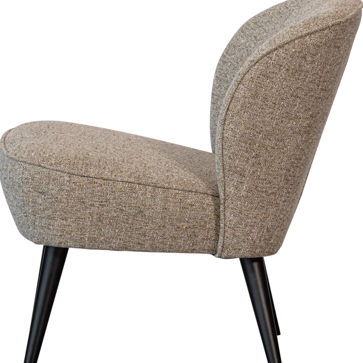 Sara fauteuil geweven stof naturel melange