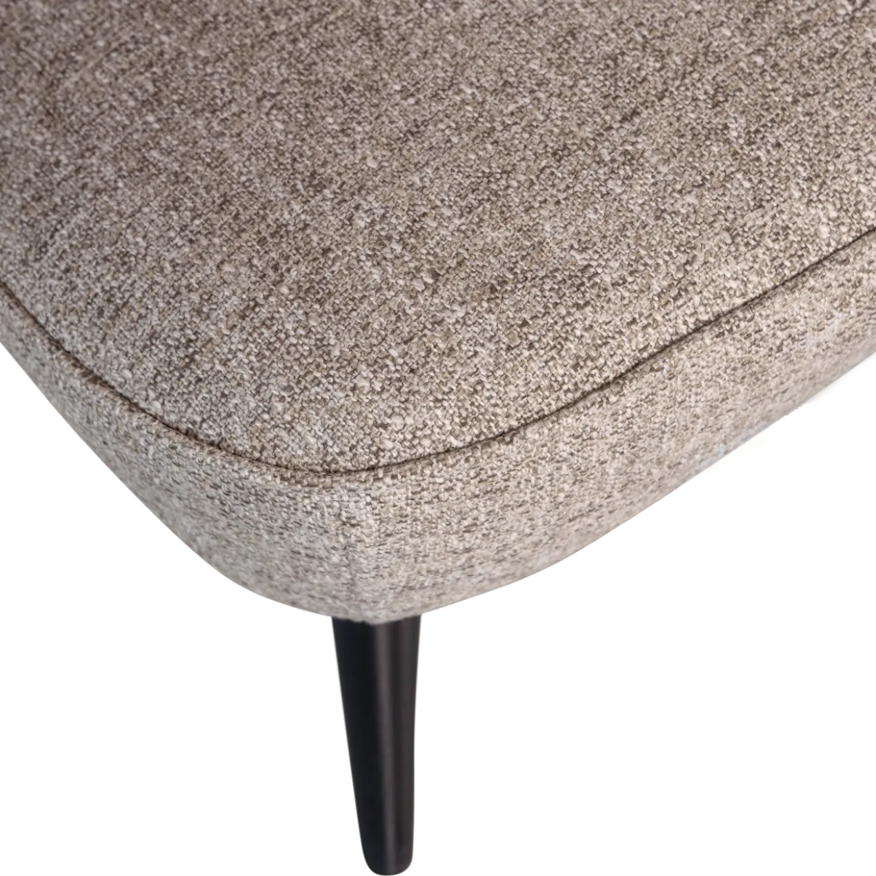 Sara fauteuil geweven stof naturel melange