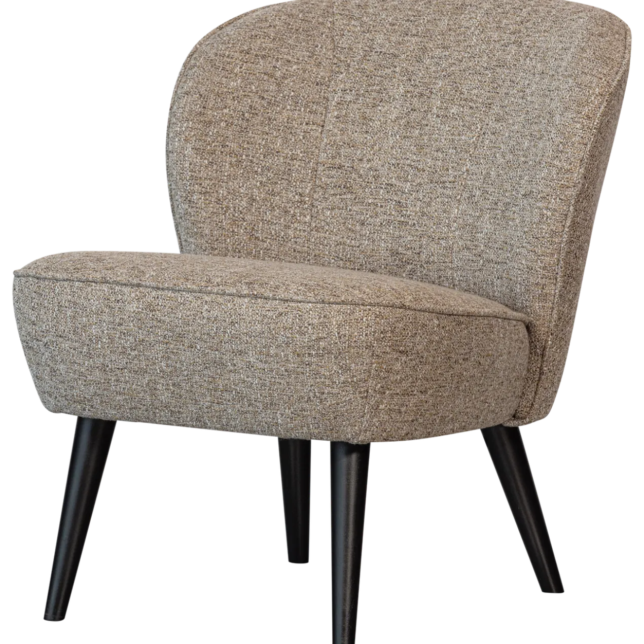Sara fauteuil geweven stof naturel melange