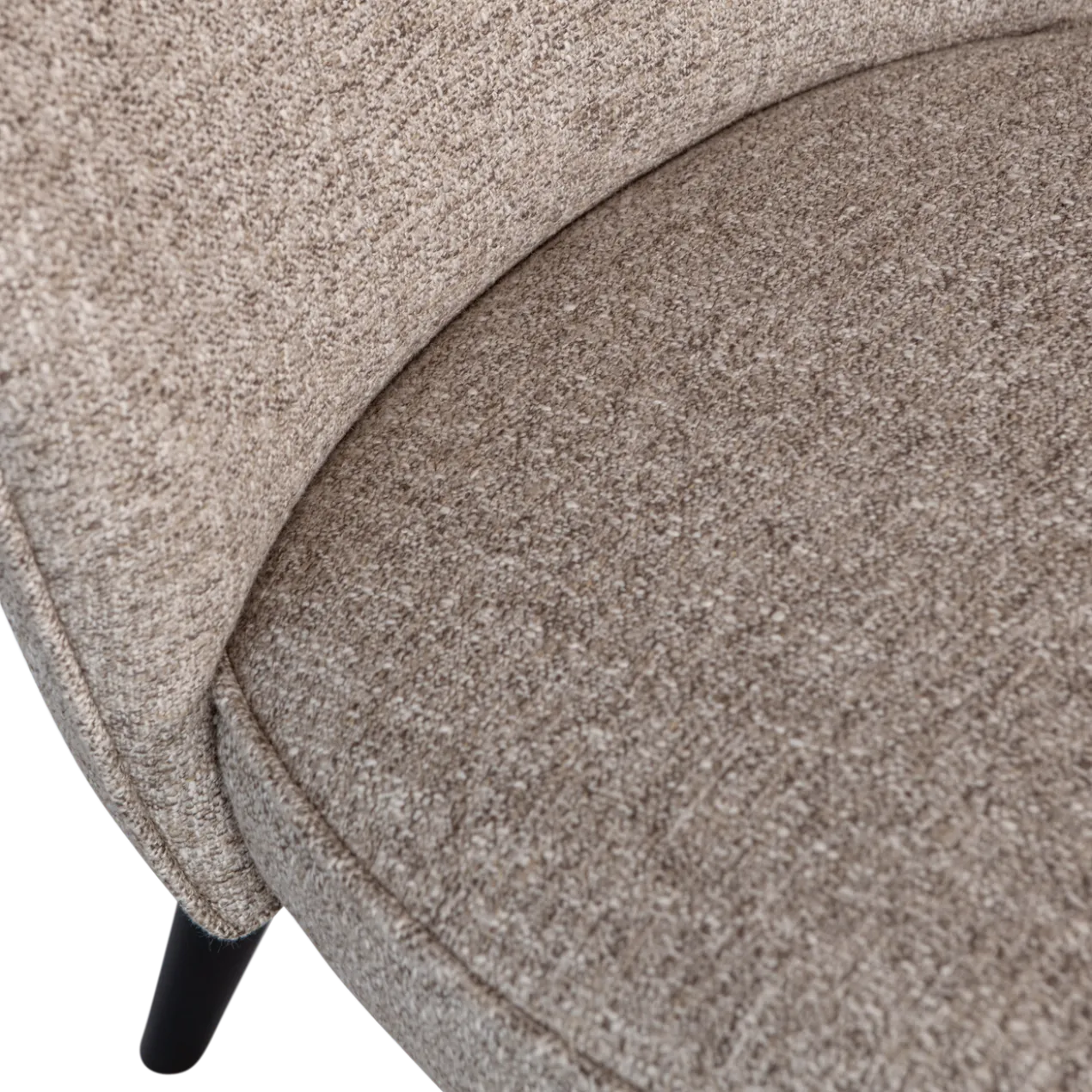 Sara fauteuil geweven stof naturel melange