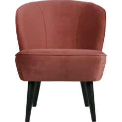 Sara fauteuil velvet bordeauxrood [fsc]