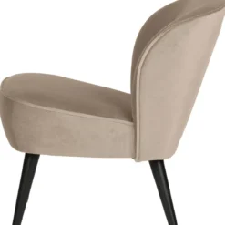 Sara fauteuil velvet khaki