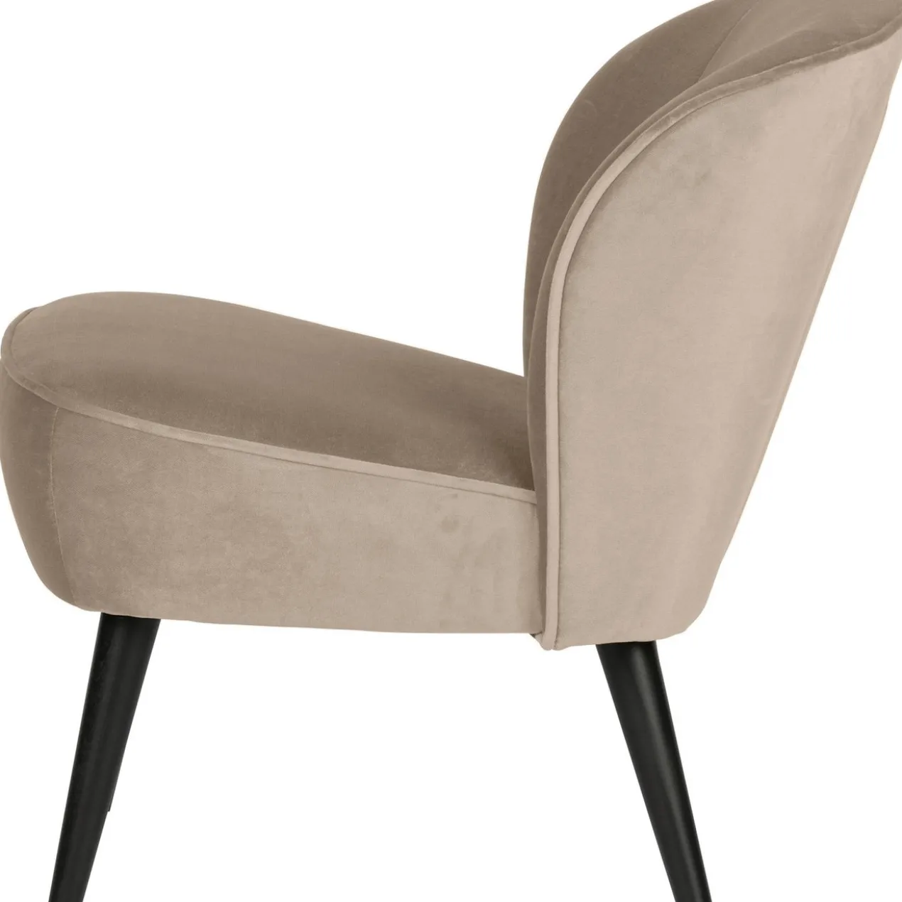 Sara fauteuil velvet khaki