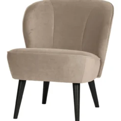 Sara fauteuil velvet khaki
