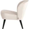 Sara fauteuil velvet off white [fsc]