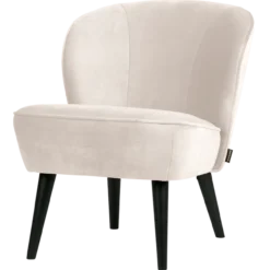Sara fauteuil velvet off white [fsc]