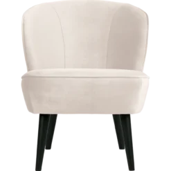 Sara fauteuil velvet off white [fsc]