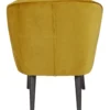 Sara fauteuil velvet oker