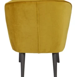 Sara fauteuil velvet oker
