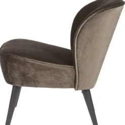 Sara fauteuil velvet warm groen