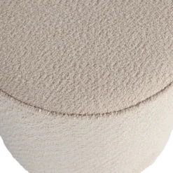 Sara poef hoog boucle creme 46xo46 [fsc]