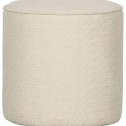 Sara poef hoog boucle creme 46xo46 [fsc]