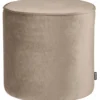 Sara poef hoog velvet khaki 46xo46