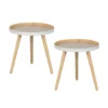 Sasha bijzettafel o41 cm hout naturel