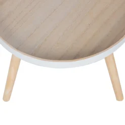 Sasha bijzettafel o41 cm hout naturel